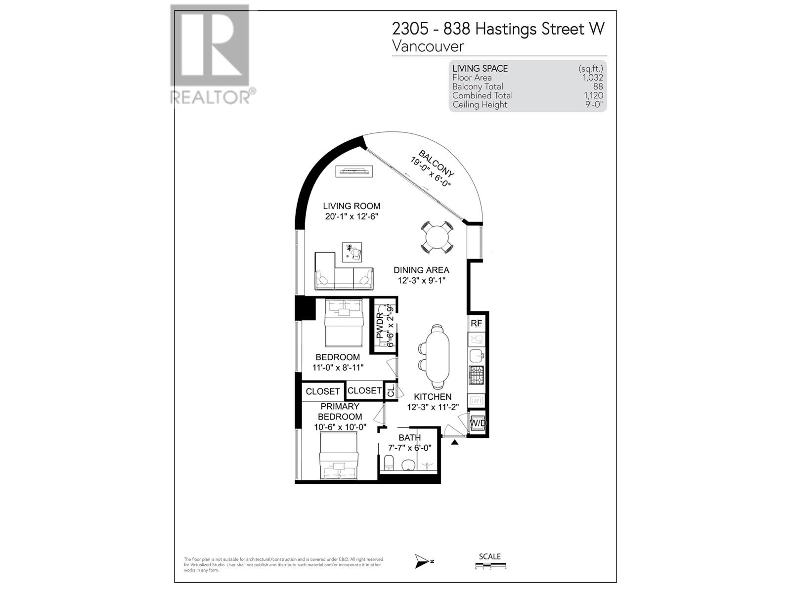 Photo 6 of 2305 838 W Hastings Street, Vancouver BC