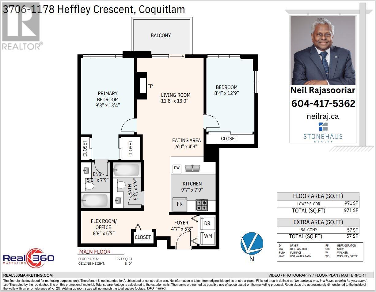 3706 1178 HEFFLEY CRESCENT, Coquitlam real estate listing R2990036