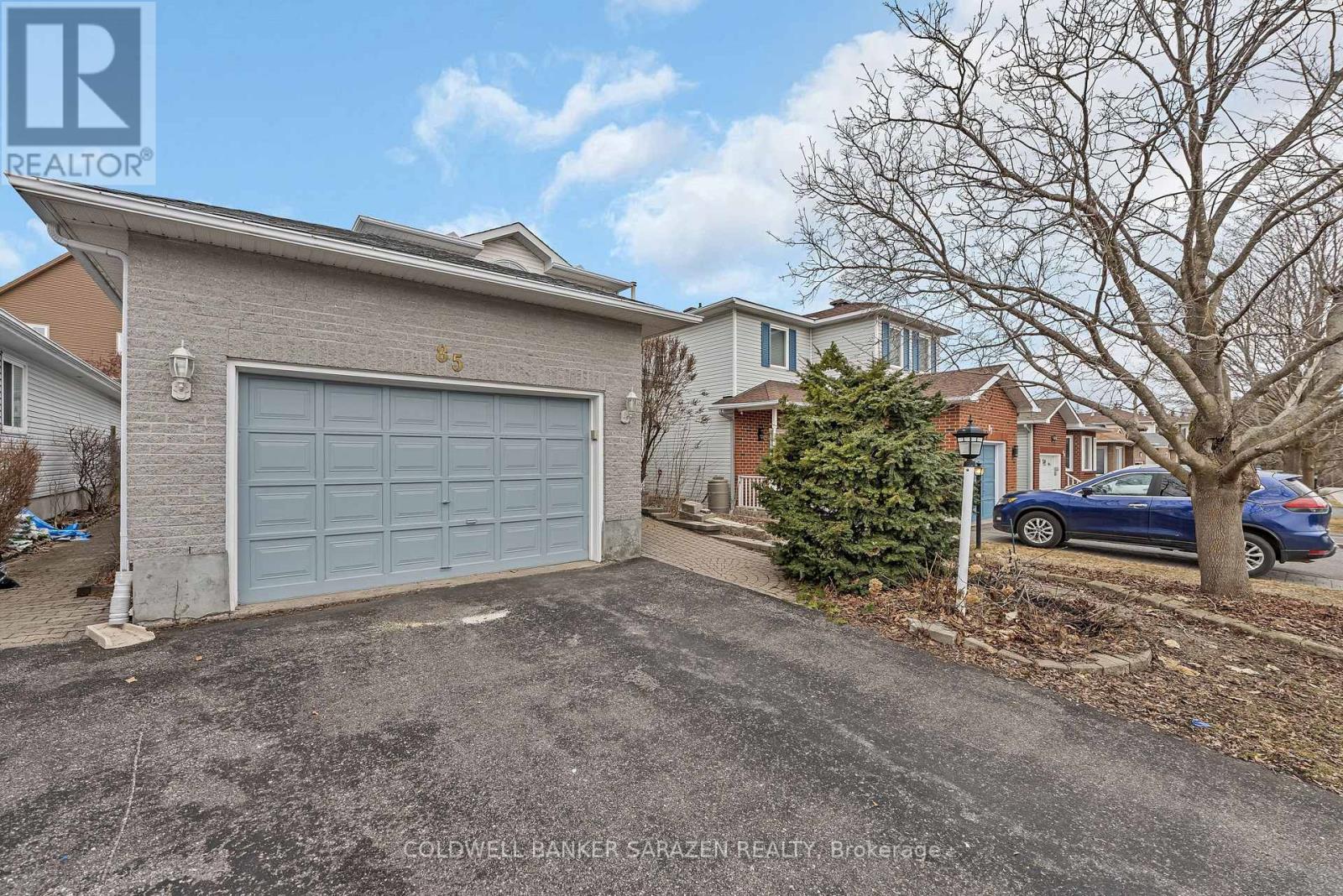 Front - oversized garage