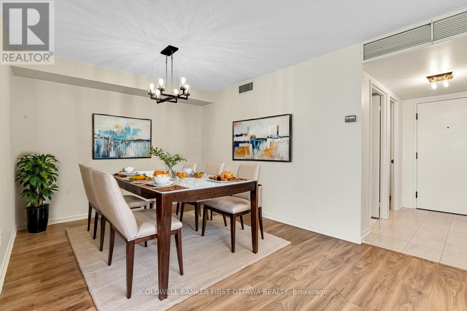 Virtually Staged Dining Room