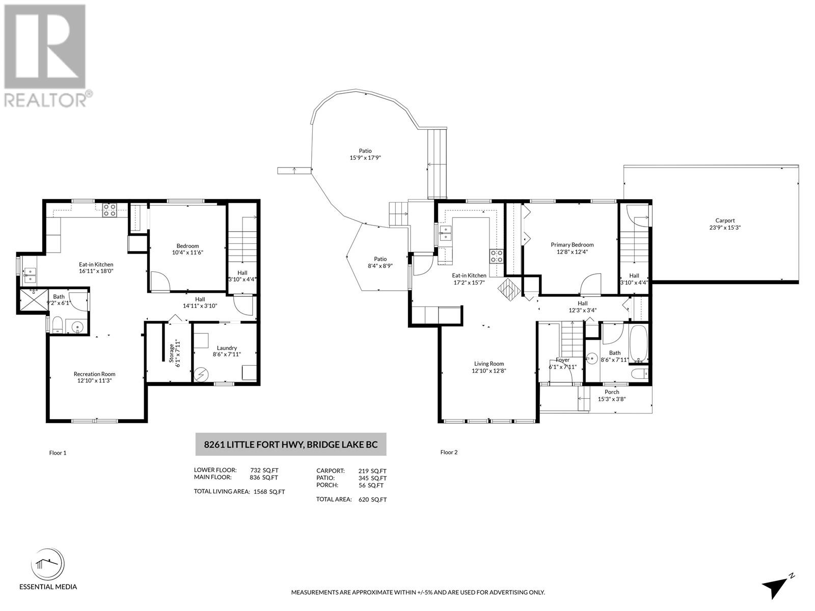 8261 LITTLE FORT 24 HIGHWAY, Bridge Lake