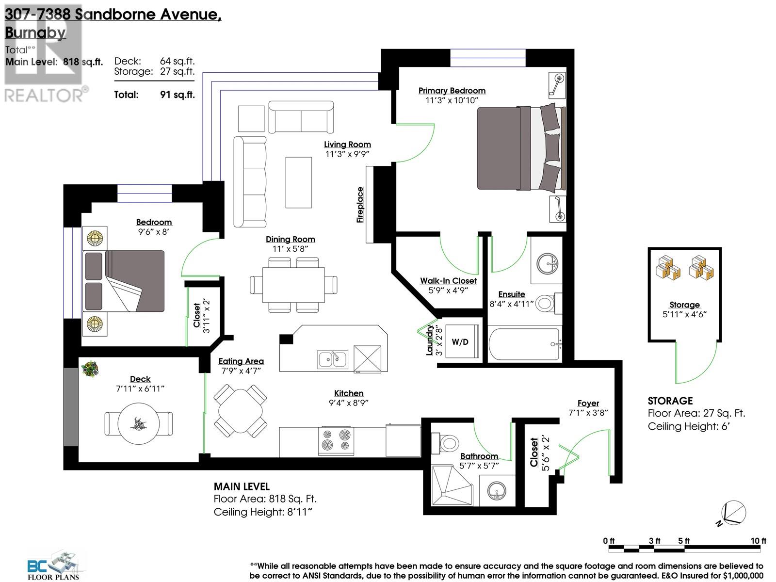 Photo 12 of 307 7388 Sandborne Avenue, Burnaby BC