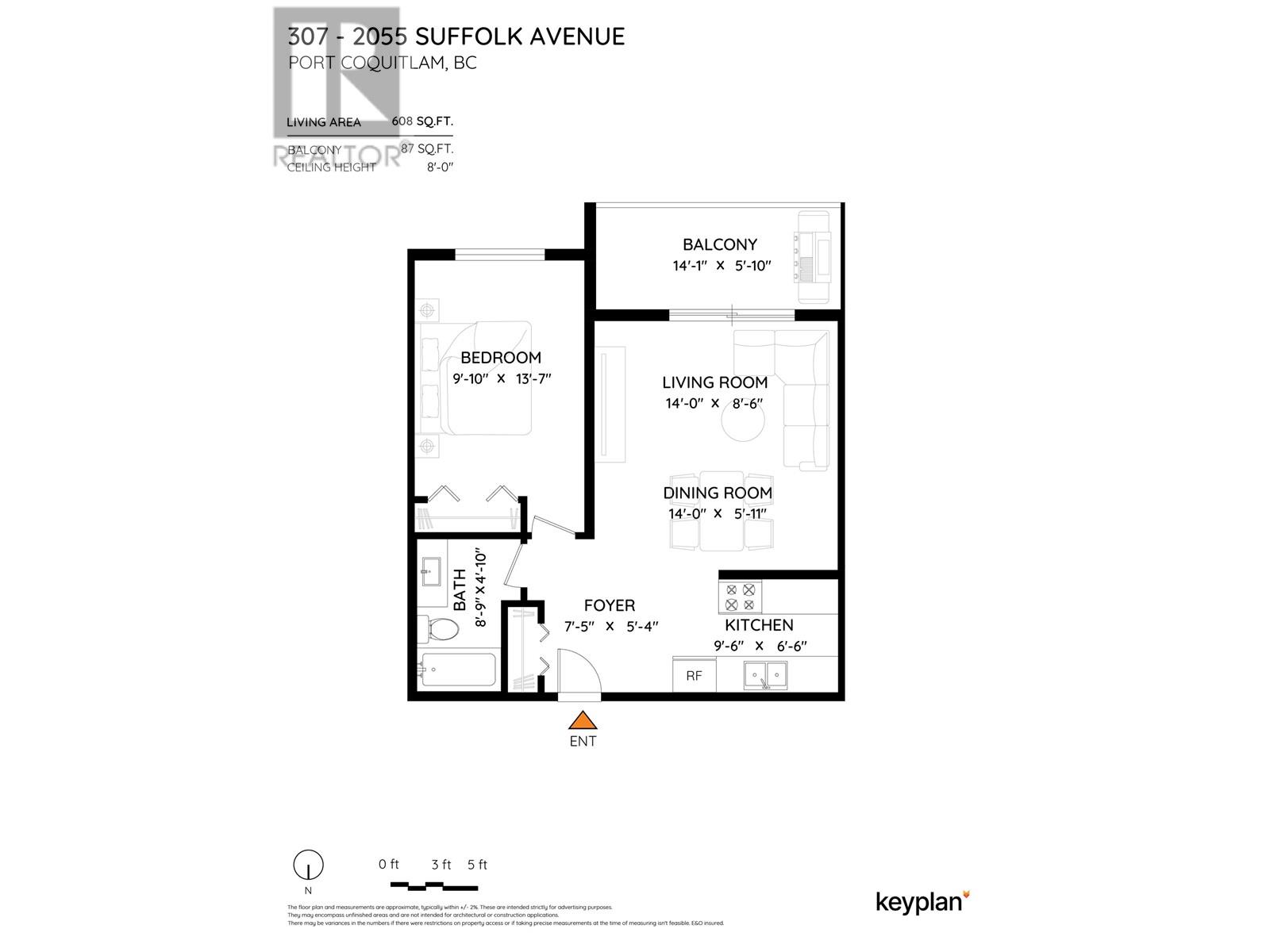 307 2055 SUFFOLK AVENUE, Port Coquitlam real estate listing R2993981