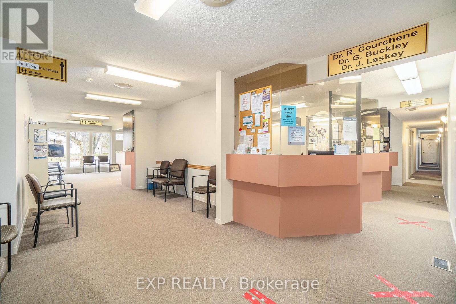 Front reception area