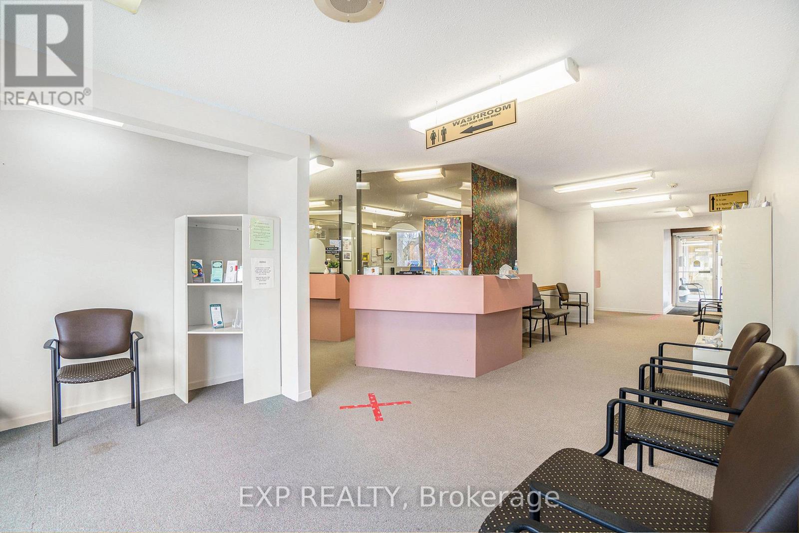 Front reception area