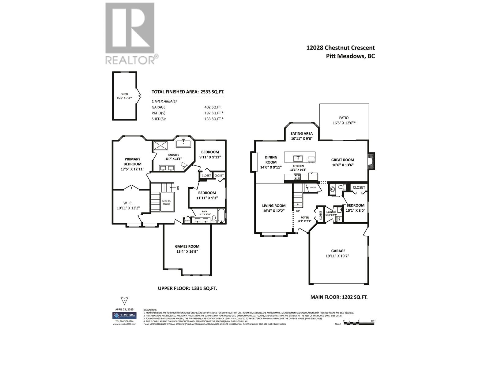 12028 CHESTNUT CRESCENT, Pitt Meadows real estate listing R2994037