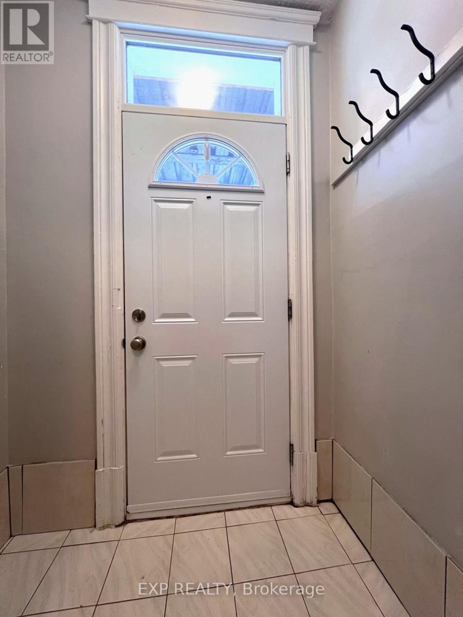Foyer with ceramic floors