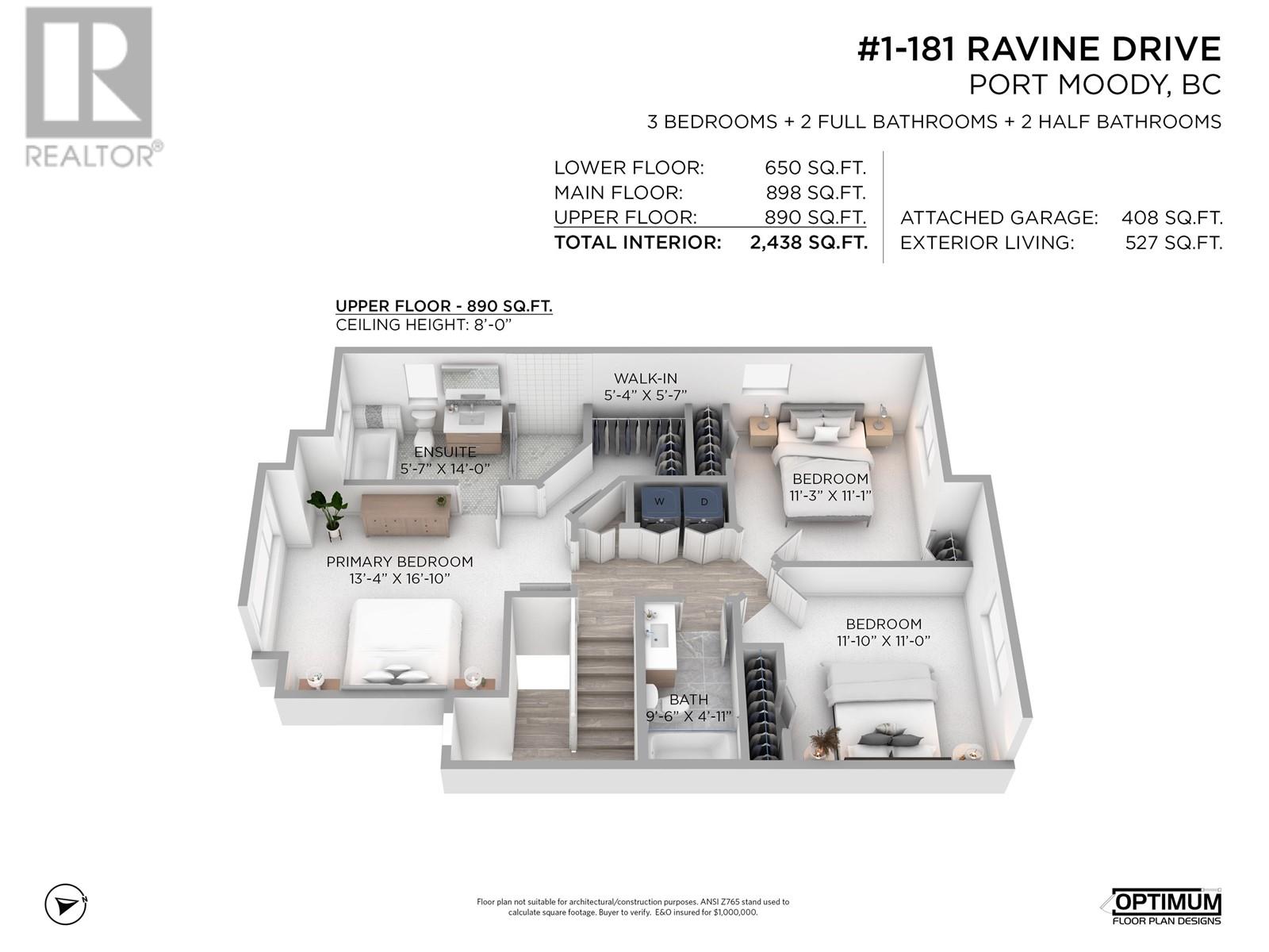 1 181 RAVINE DRIVE, Port Moody real estate listing R2995722