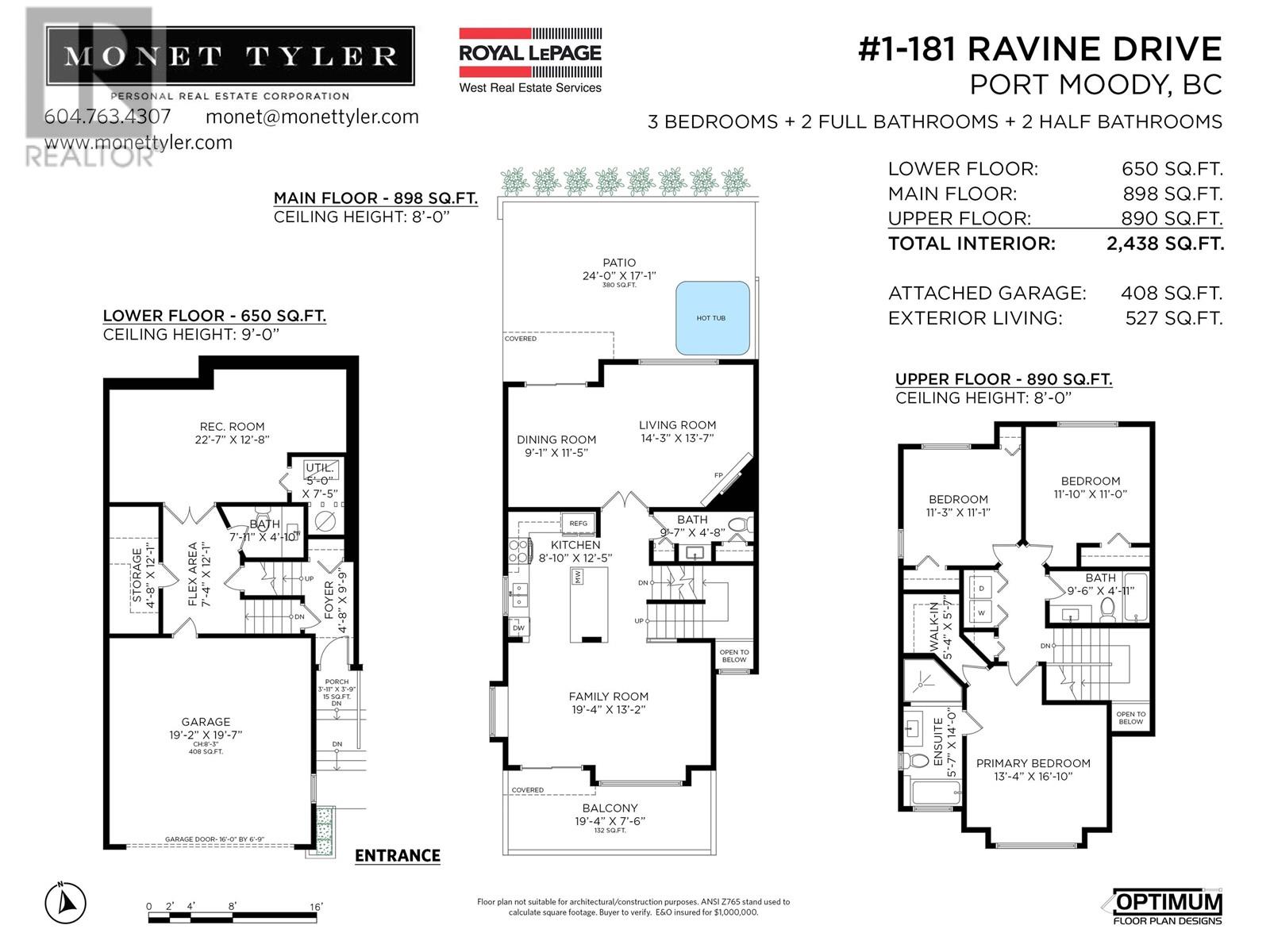 1 181 RAVINE DRIVE, Port Moody real estate listing R2995722