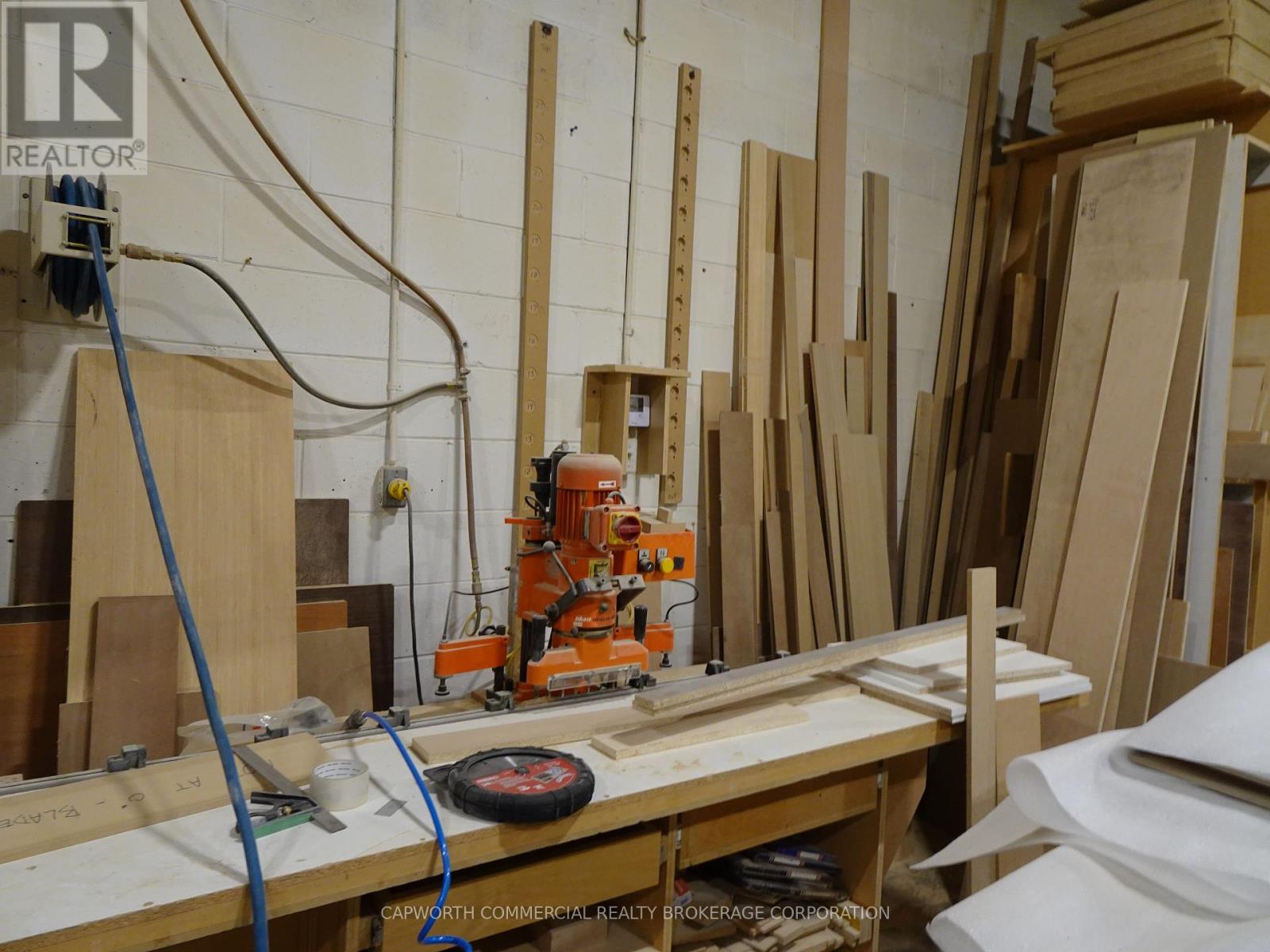 Blum Line Boring Machine with 4m fence extension