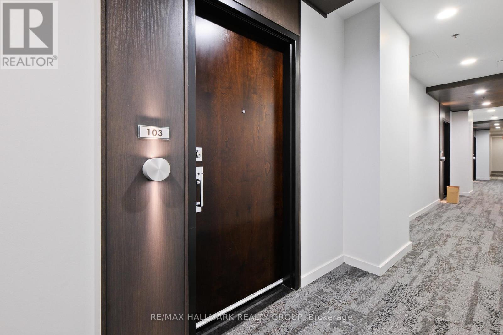 Front Door of Unit
