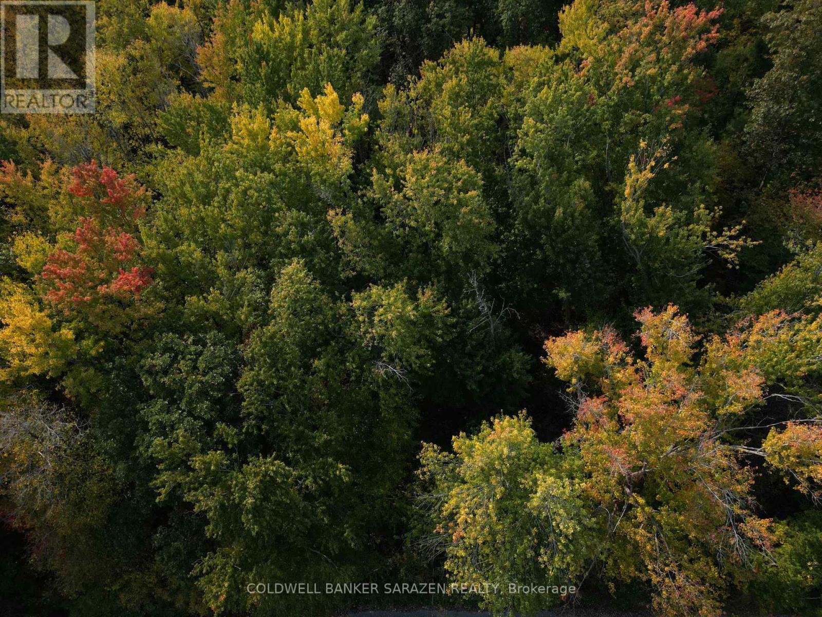 Overhead shot of middle of property