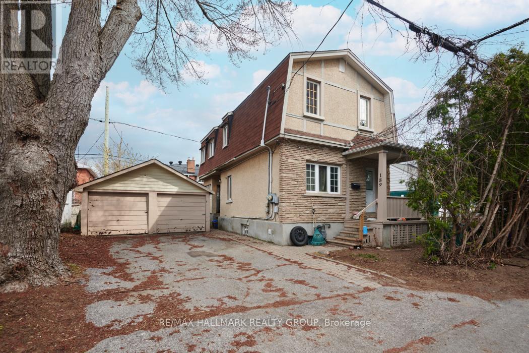 Duplexed property and detached double garage