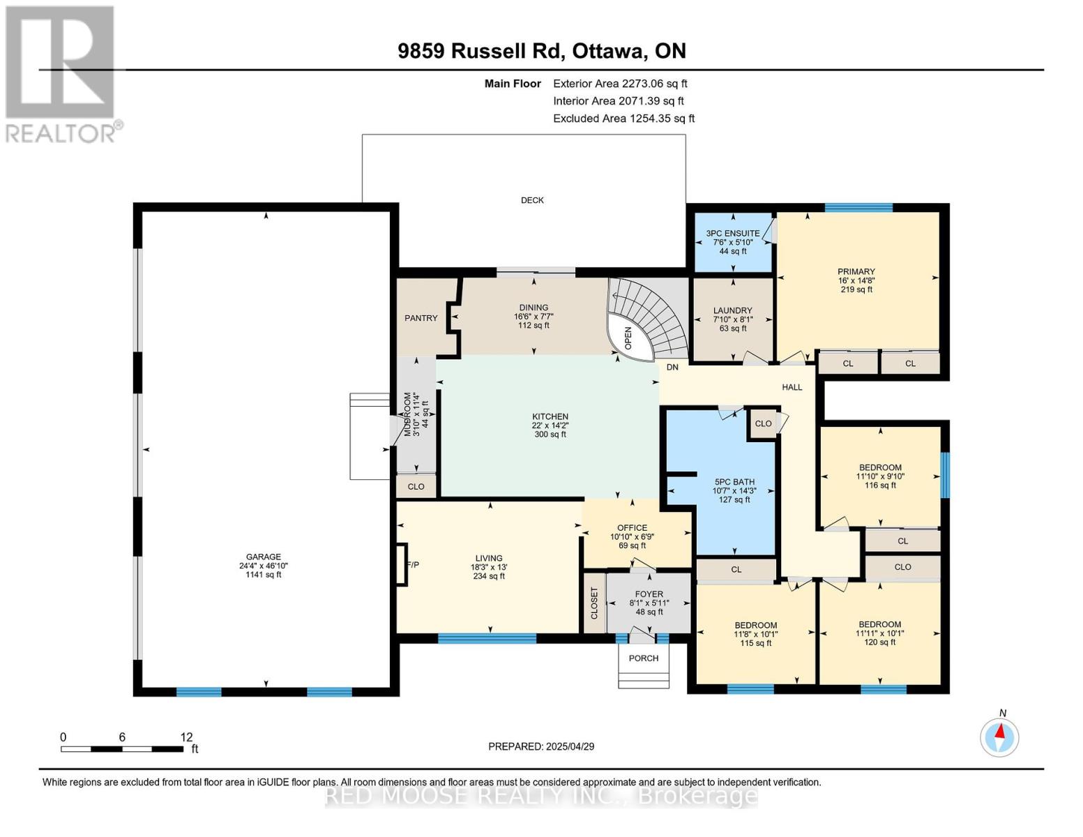 Main floor floor plan