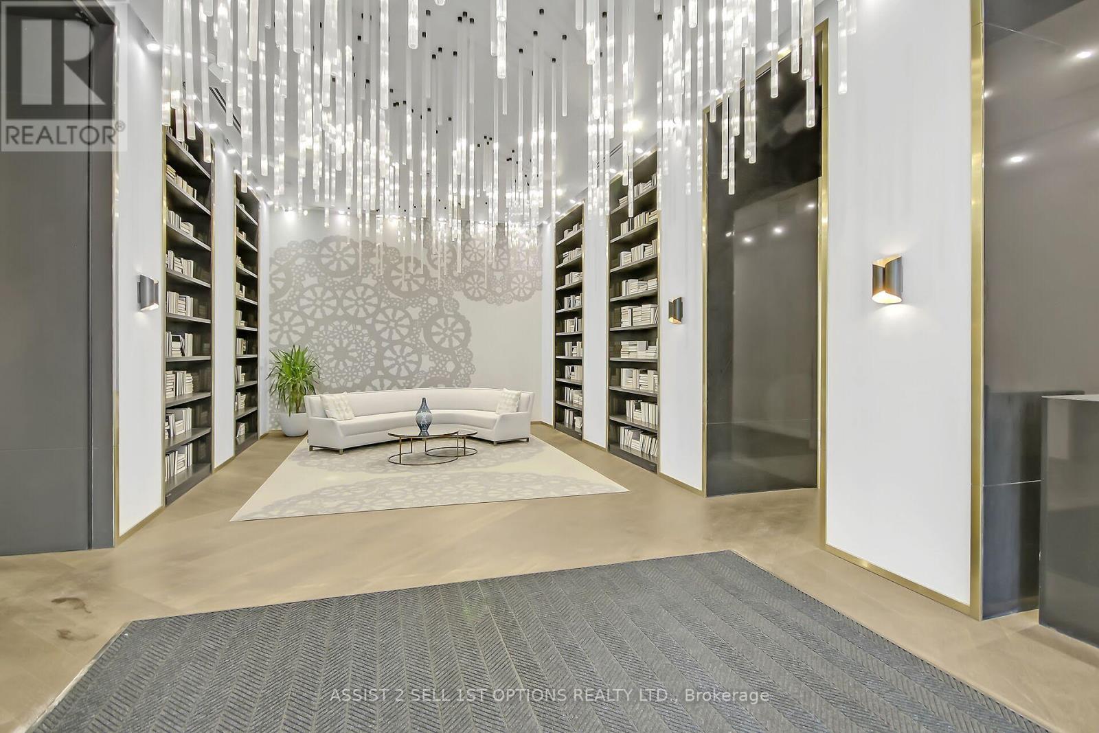 Elegant Lobby Library