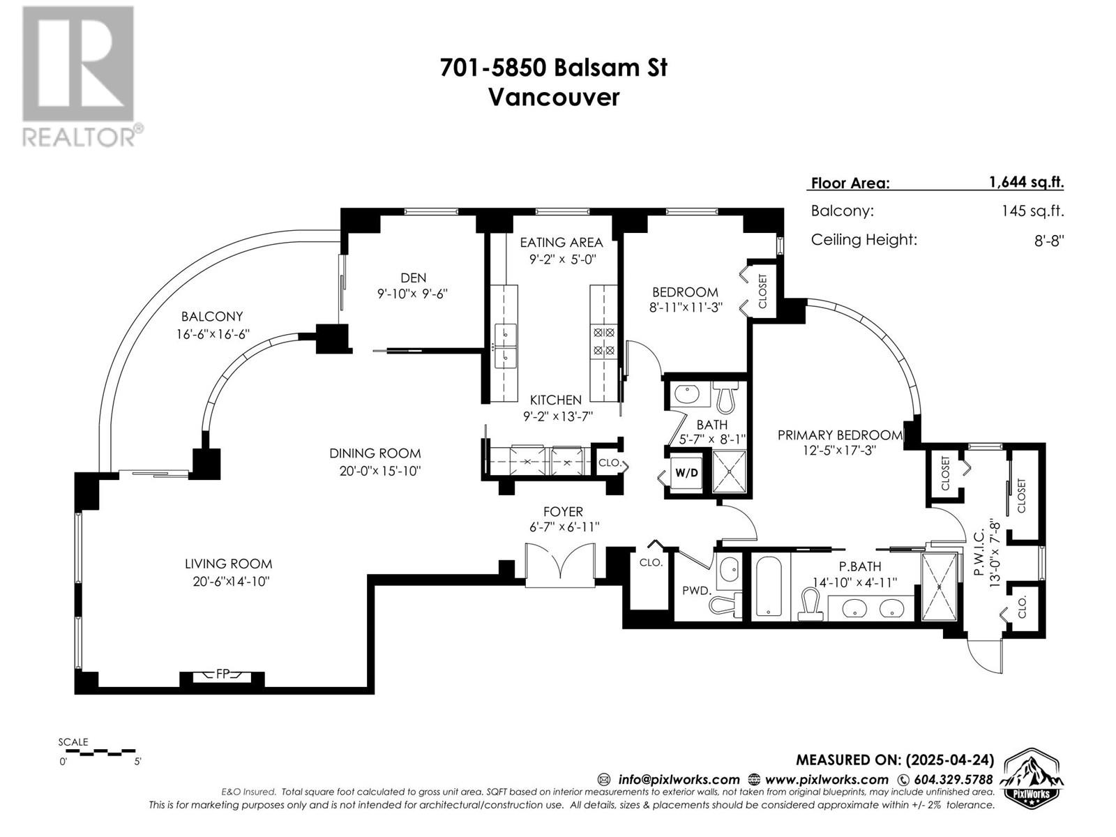 701 5850 BALSAM STREET, Vancouver real estate listing R2997476