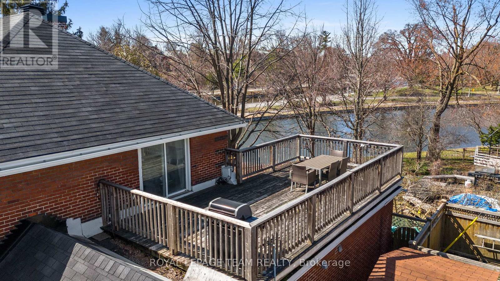 Rooftop terrace overlooking Brown's Inlet & Canal