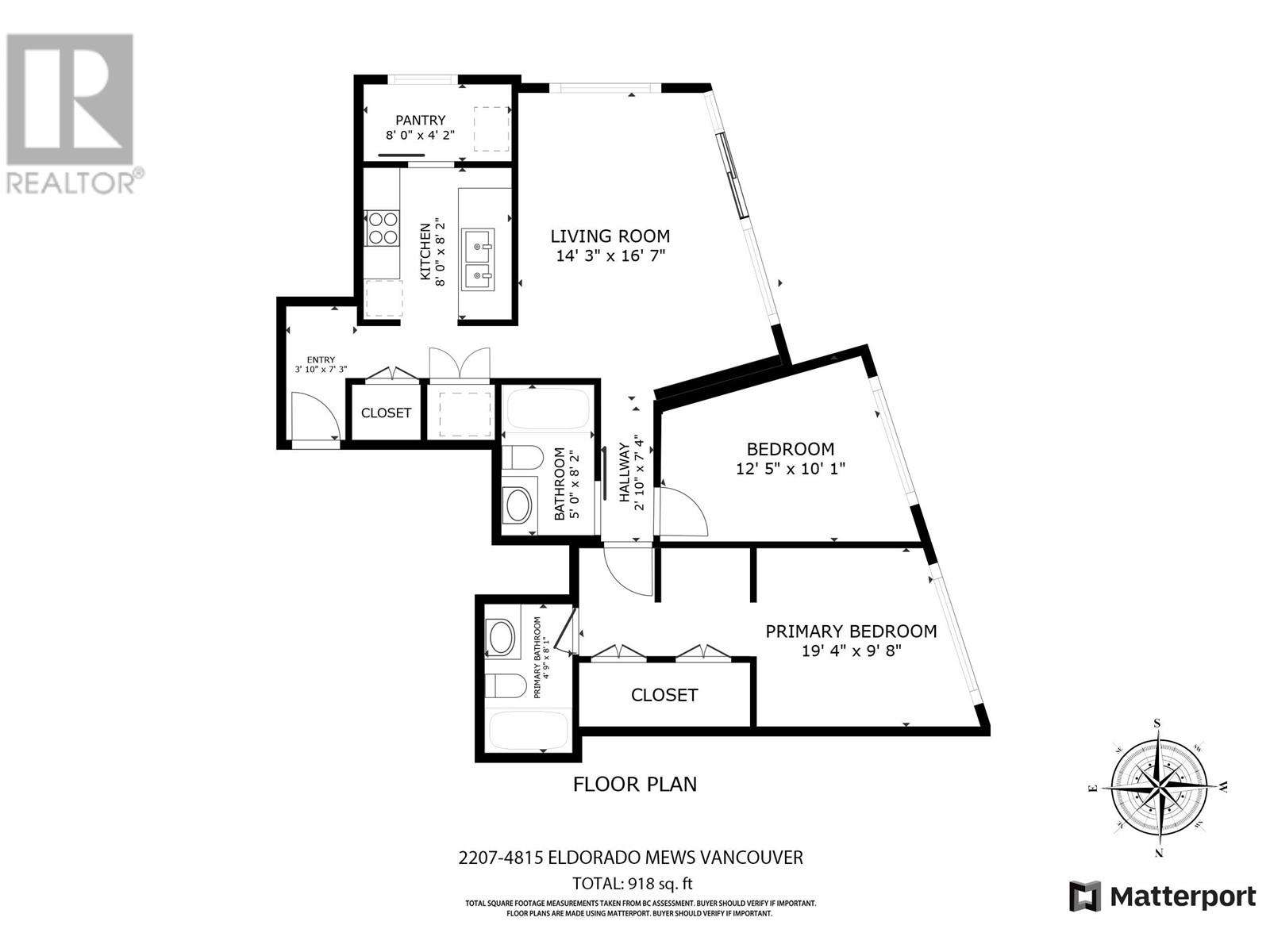 2207 4815 ELDORADO MEWS, Vancouver real estate listing R2998273