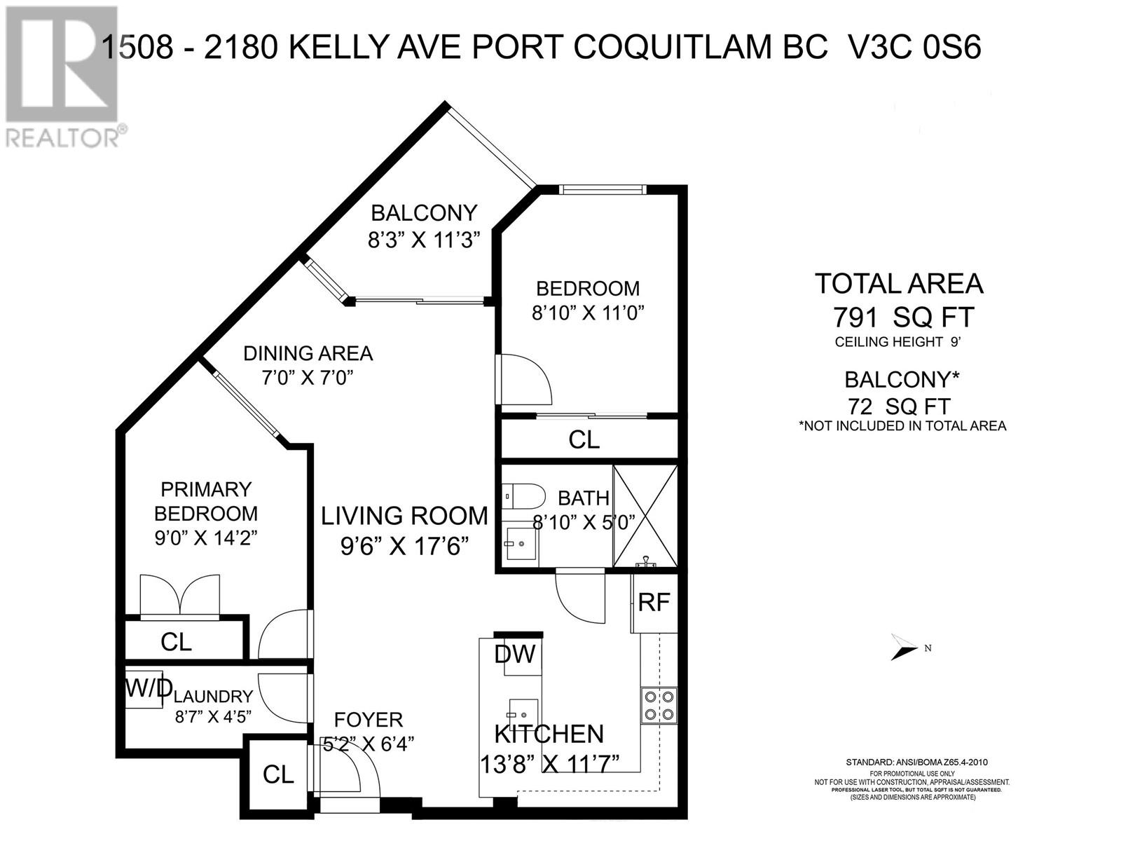 1508 2180 KELLY AVENUE, Port Coquitlam real estate listing R2999639