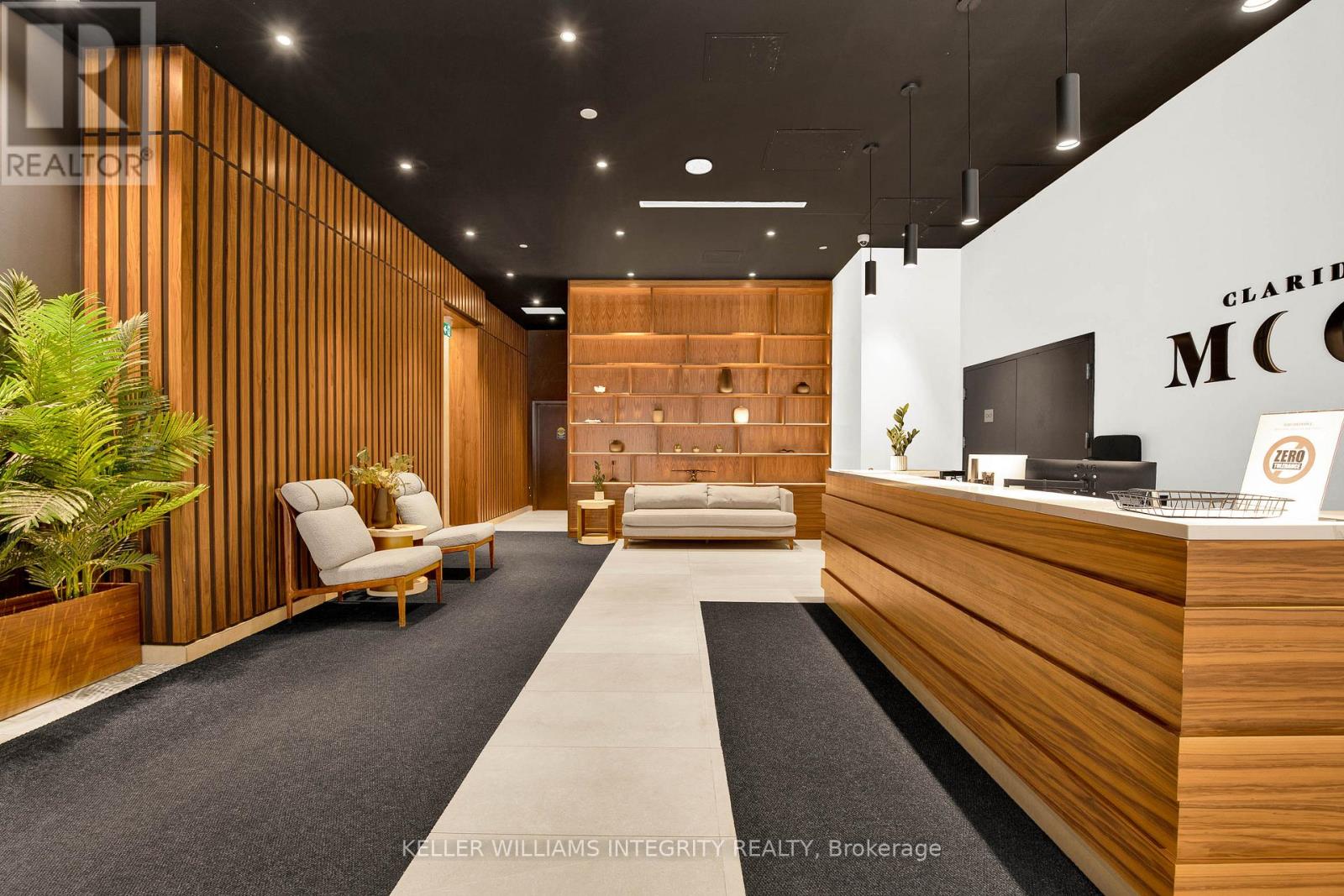 Elegant, high-end lobby design