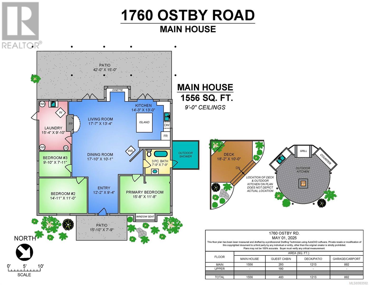 1760 Ostby Rd, Hornby Island