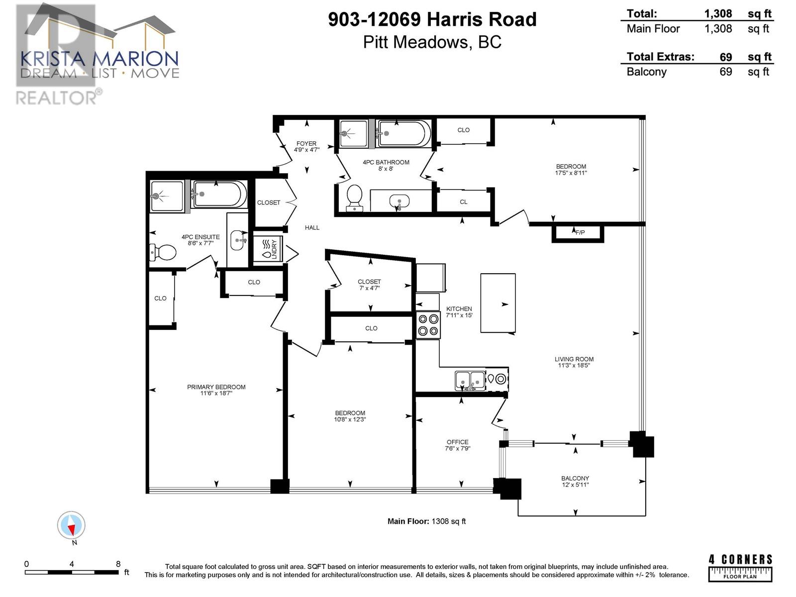 903 12069 HARRIS ROAD, Pitt Meadows real estate listing R2995719