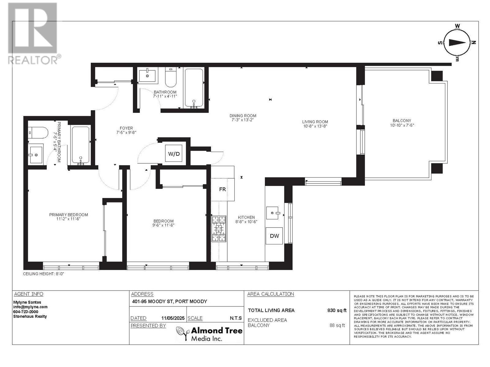 401 95 MOODY STREET, Port Moody real estate listing R3001819