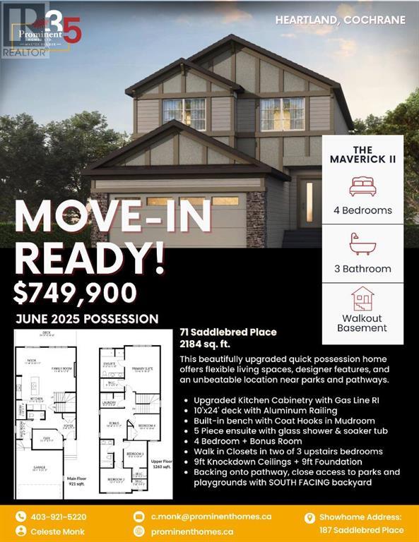 71 Saddlebred Place, Cochrane, Alberta
