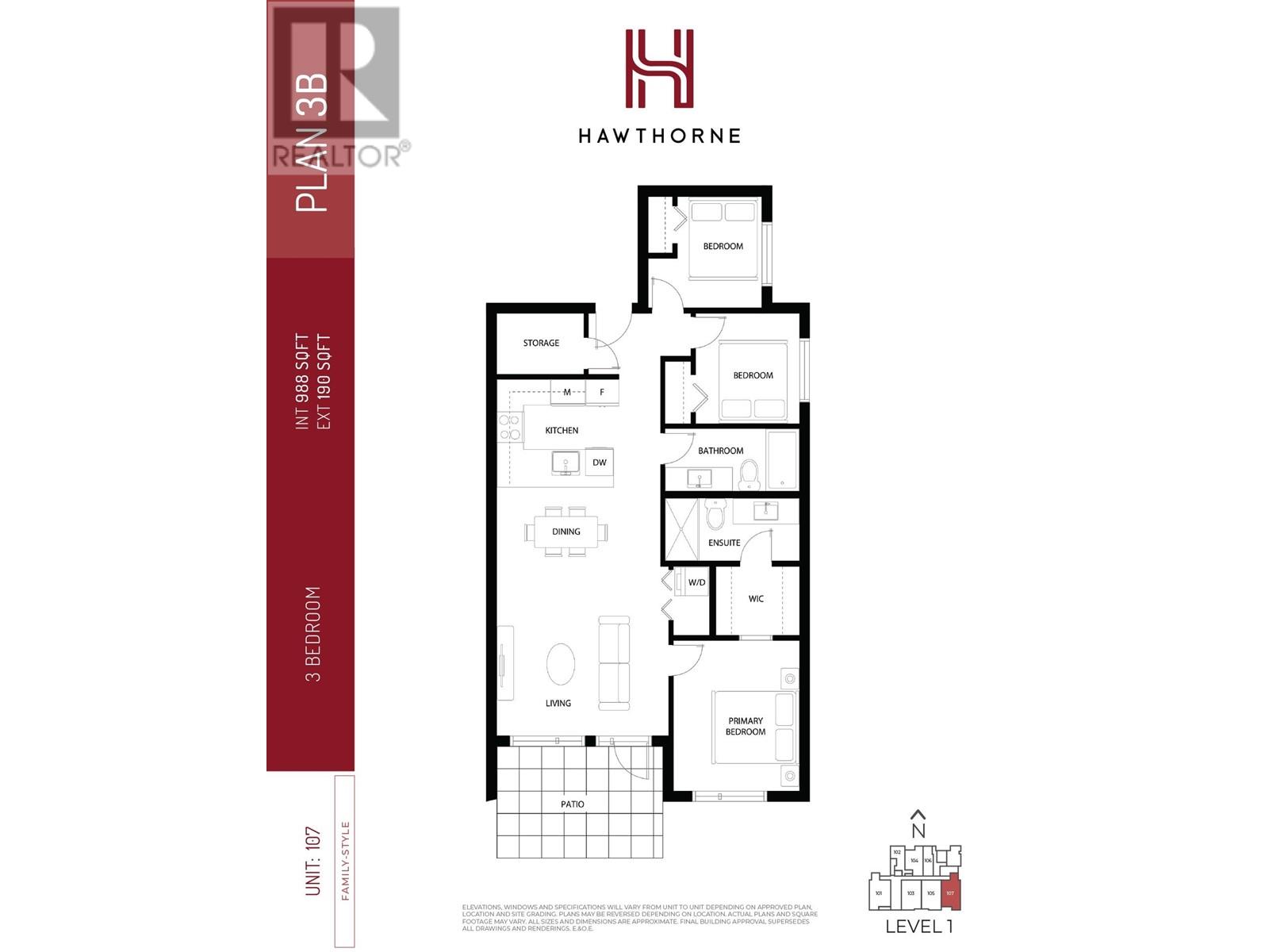 107 2277 HAWTHORNE AVENUE, Port Coquitlam real estate listing R3002965