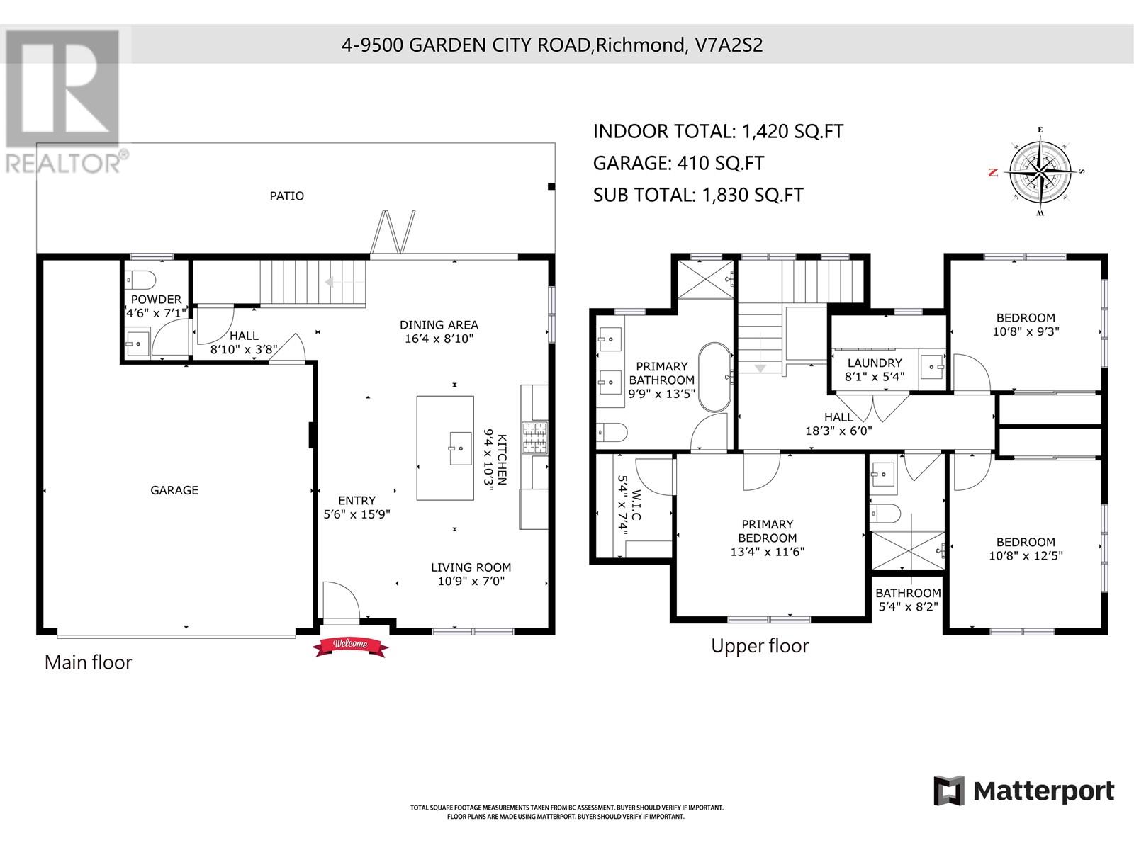 #4-9500 GARDEN CITY Road, Richmond