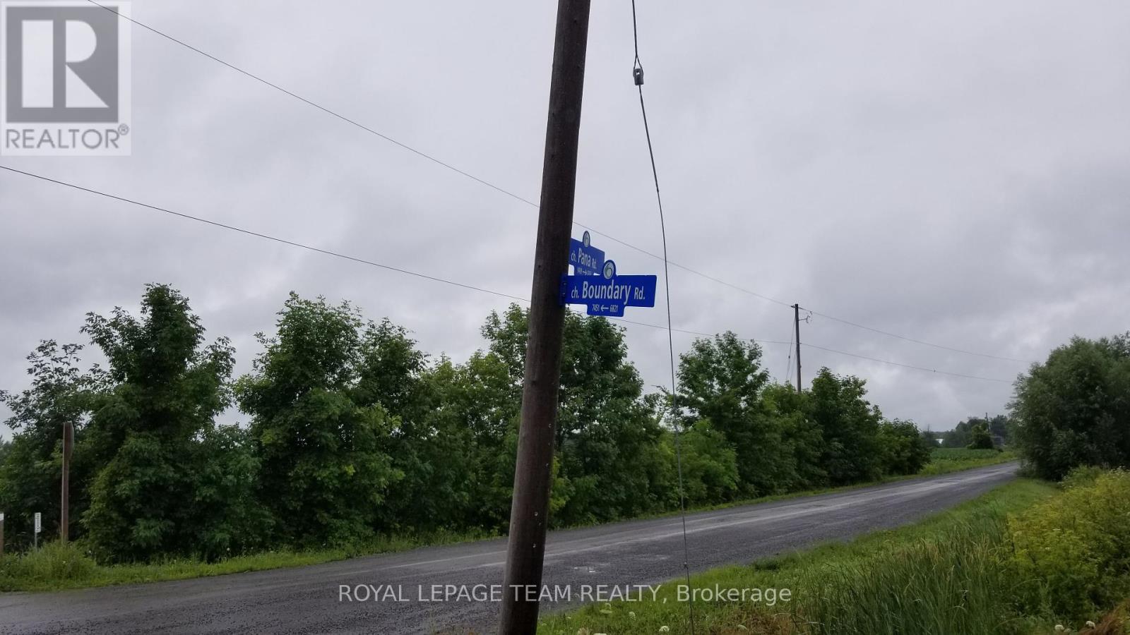 Intersection of Pana and Boundary Rd