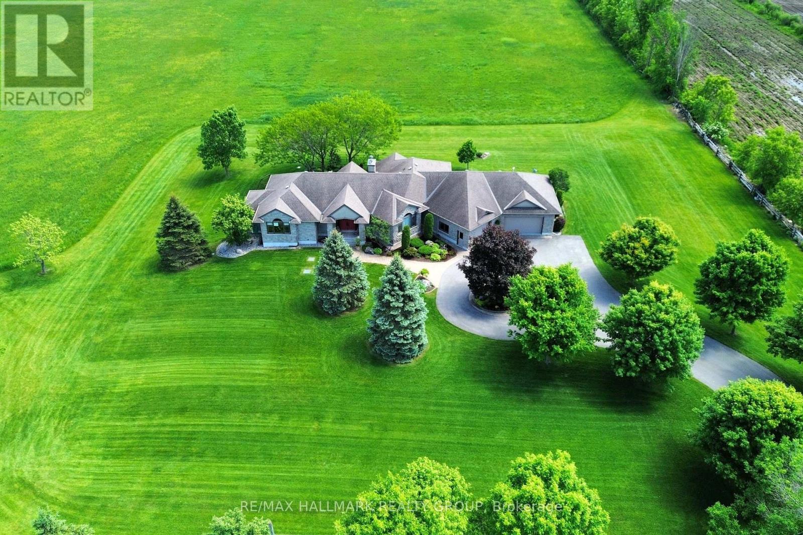 Drone Photo of the Beautiful Custom Home