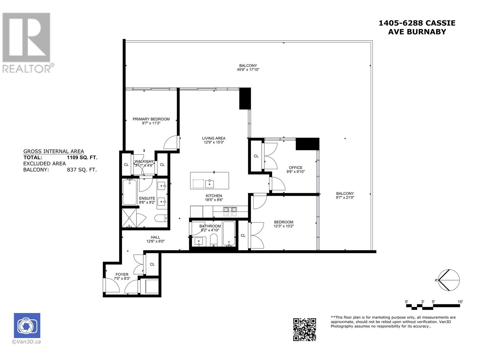 Photo 15 of 1405 6288 Cassie Avenue, Burnaby BC