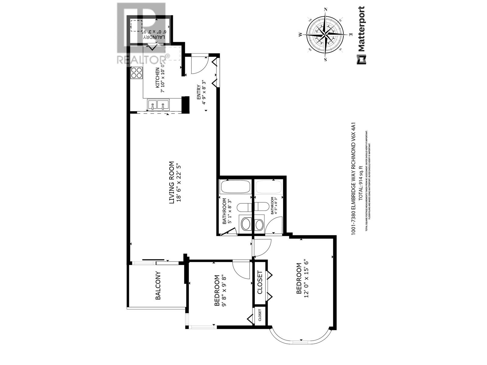 #1001-7380 ELMBRIDGE Way, Richmond