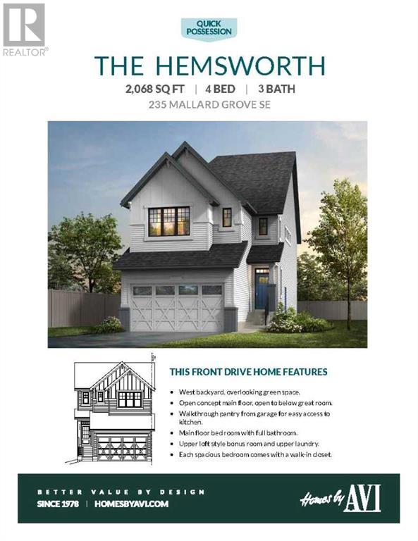 Single Family House for Sale in  Mallard Grove SE Rangeview Calgary 