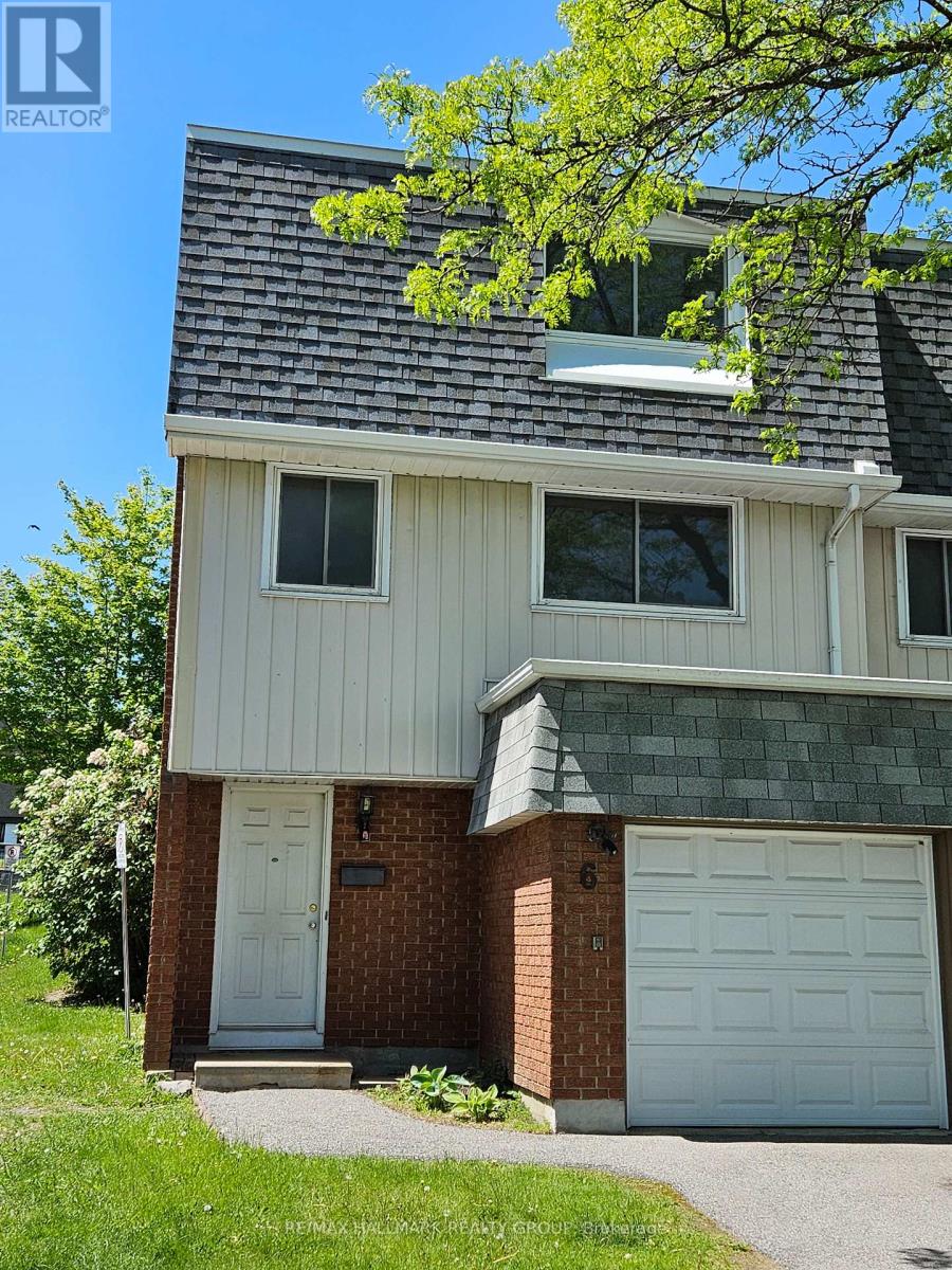 End unit, split level layout provides more space