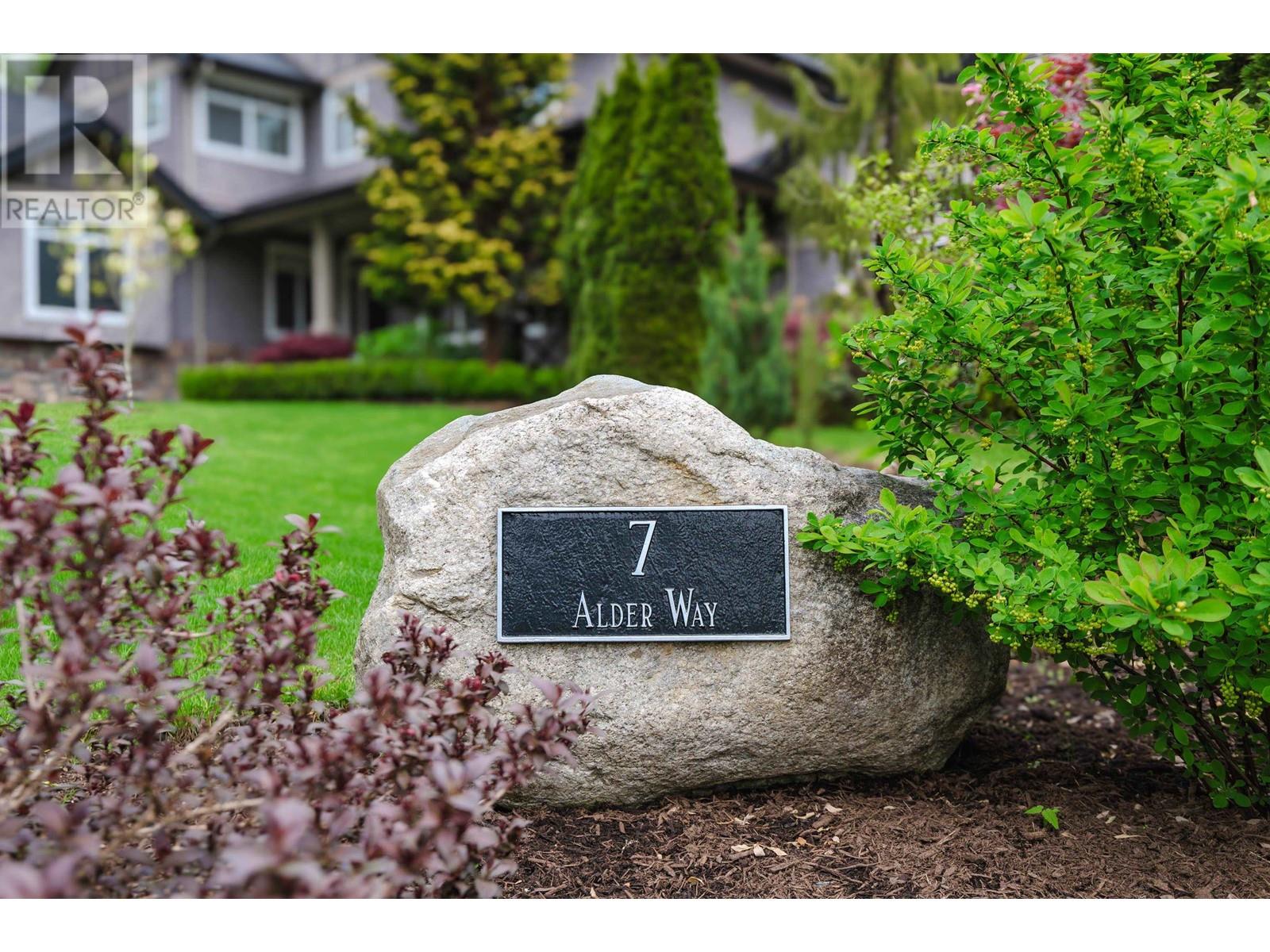 7 ALDER WAY, Anmore real estate listing for sale