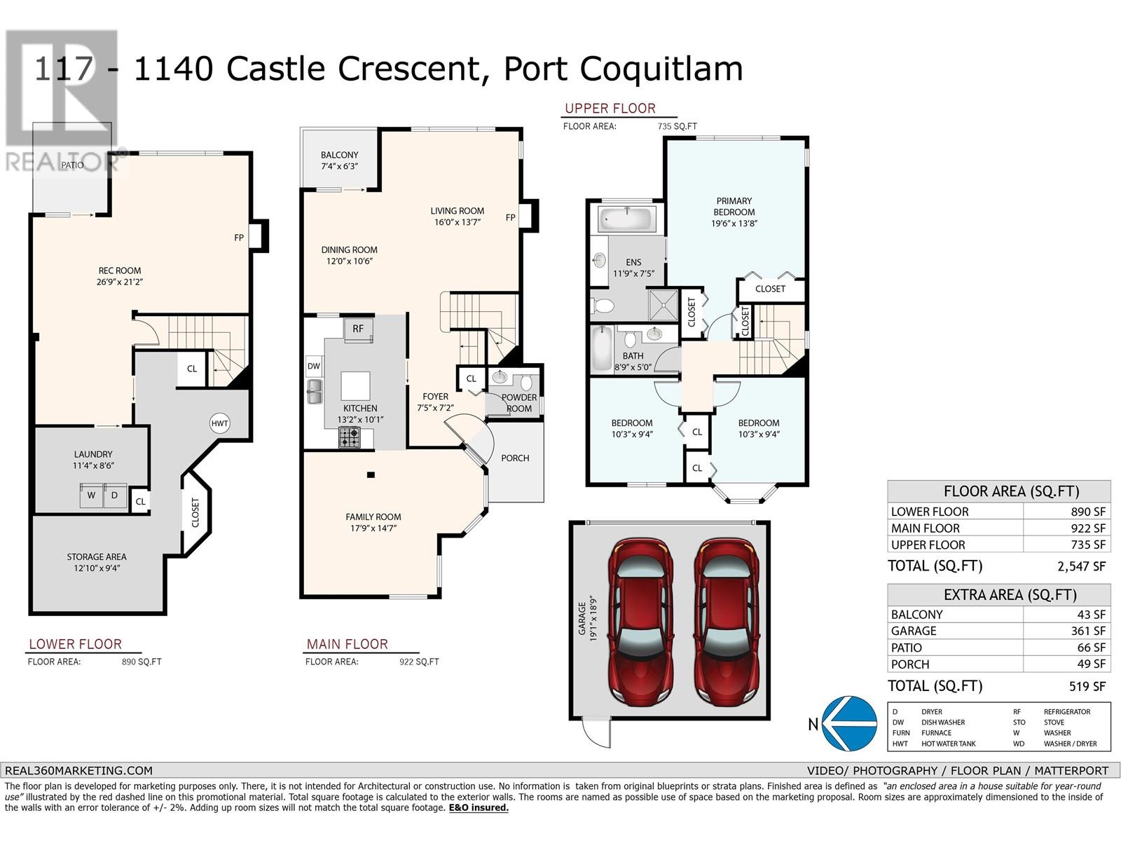 117 1140 CASTLE CRESCENT, Port Coquitlam real estate listing R2999426