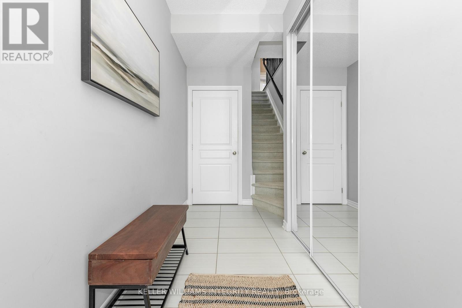 Access to the garage and spacious 2nd floor.