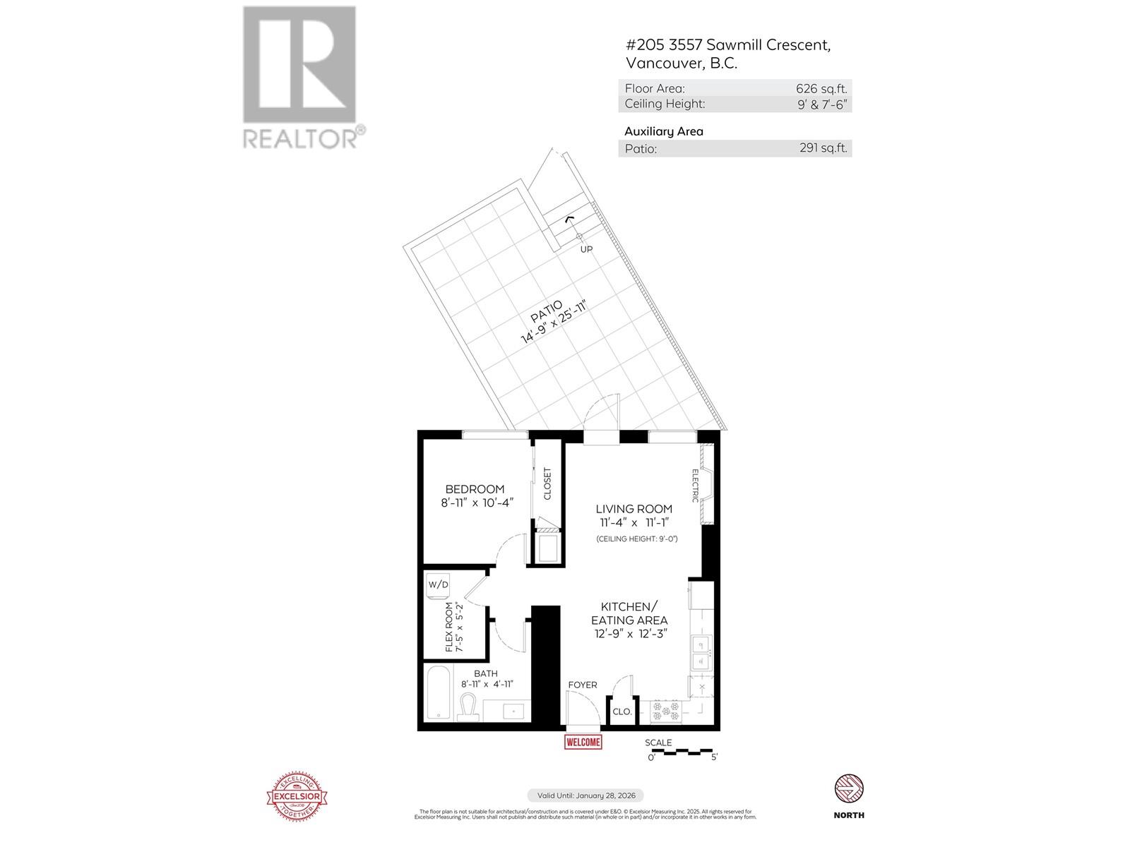 205 3557 SAWMILL CRESCENT, Vancouver real estate listing R3008375