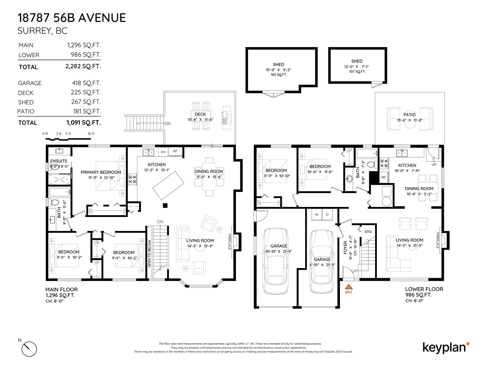 18787 56B AVENUE, Surrey real estate listing R3010349