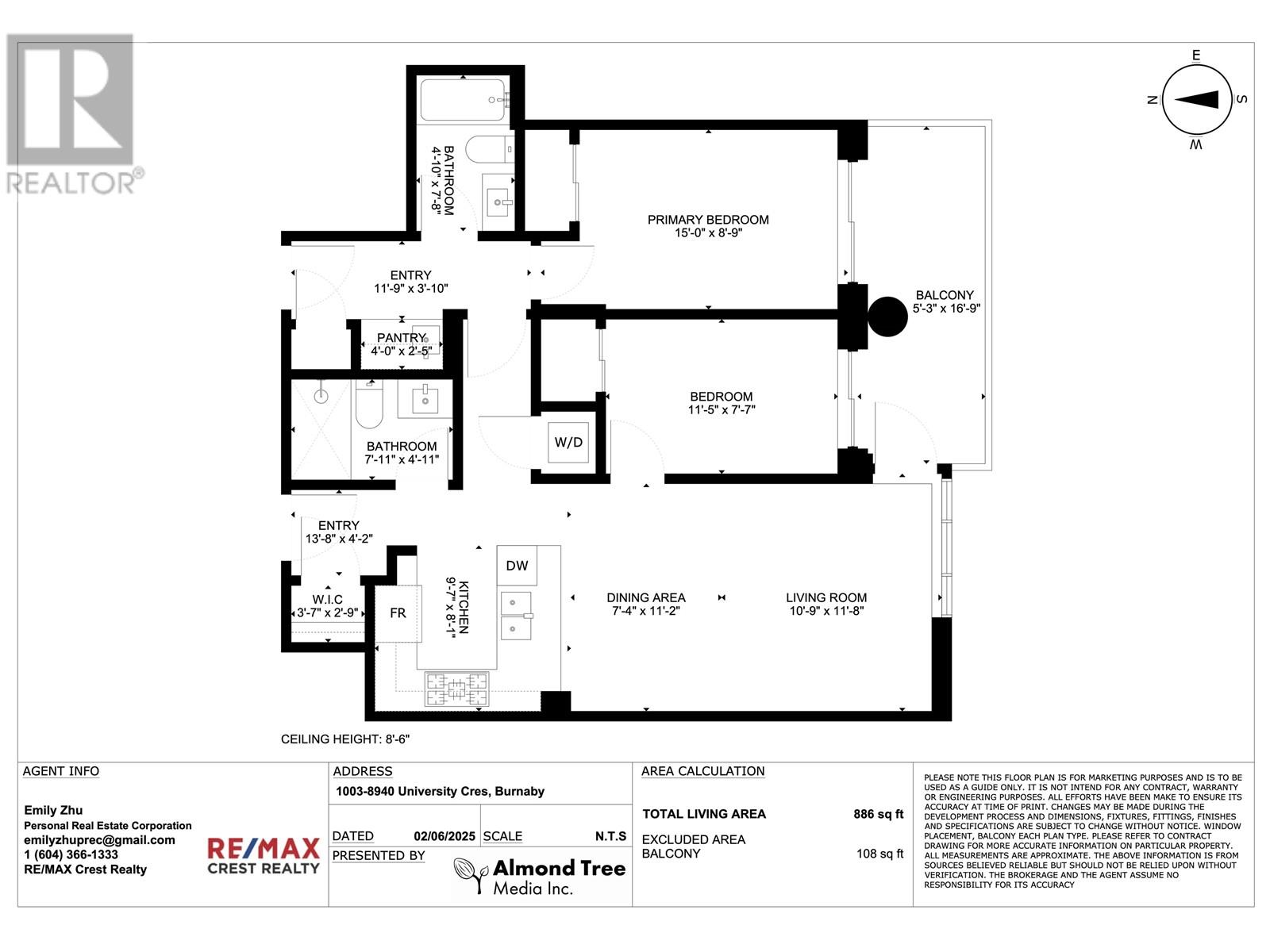 Photo 10 of 1003 8940 University Crescent, Burnaby BC