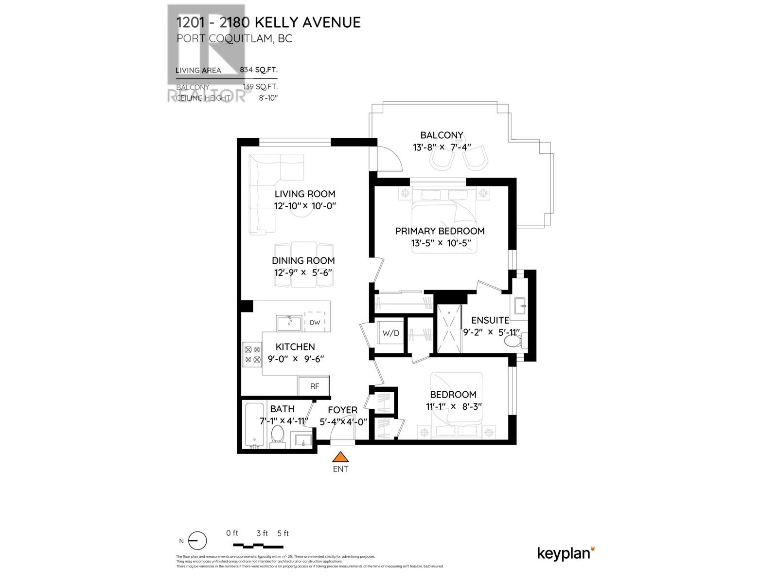 1201 2180 KELLY AVENUE, Port Coquitlam real estate listing R2999487