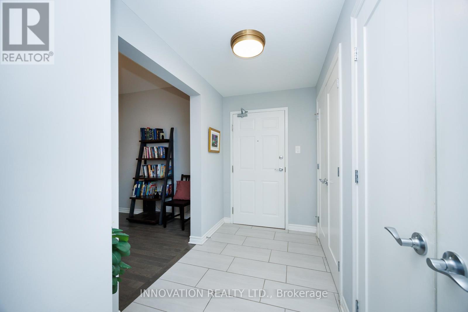 Tiled entryway