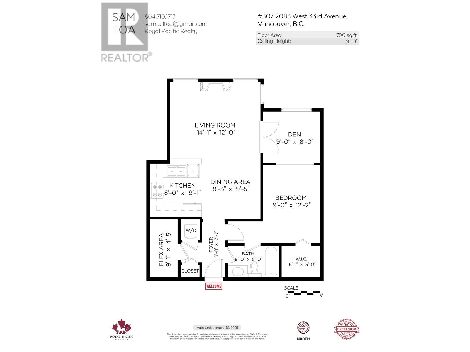 307 2083 W 33 AVENUE, Vancouver