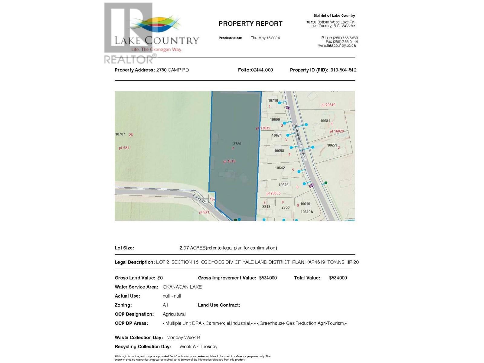  2780 Camp Road, Lake Country