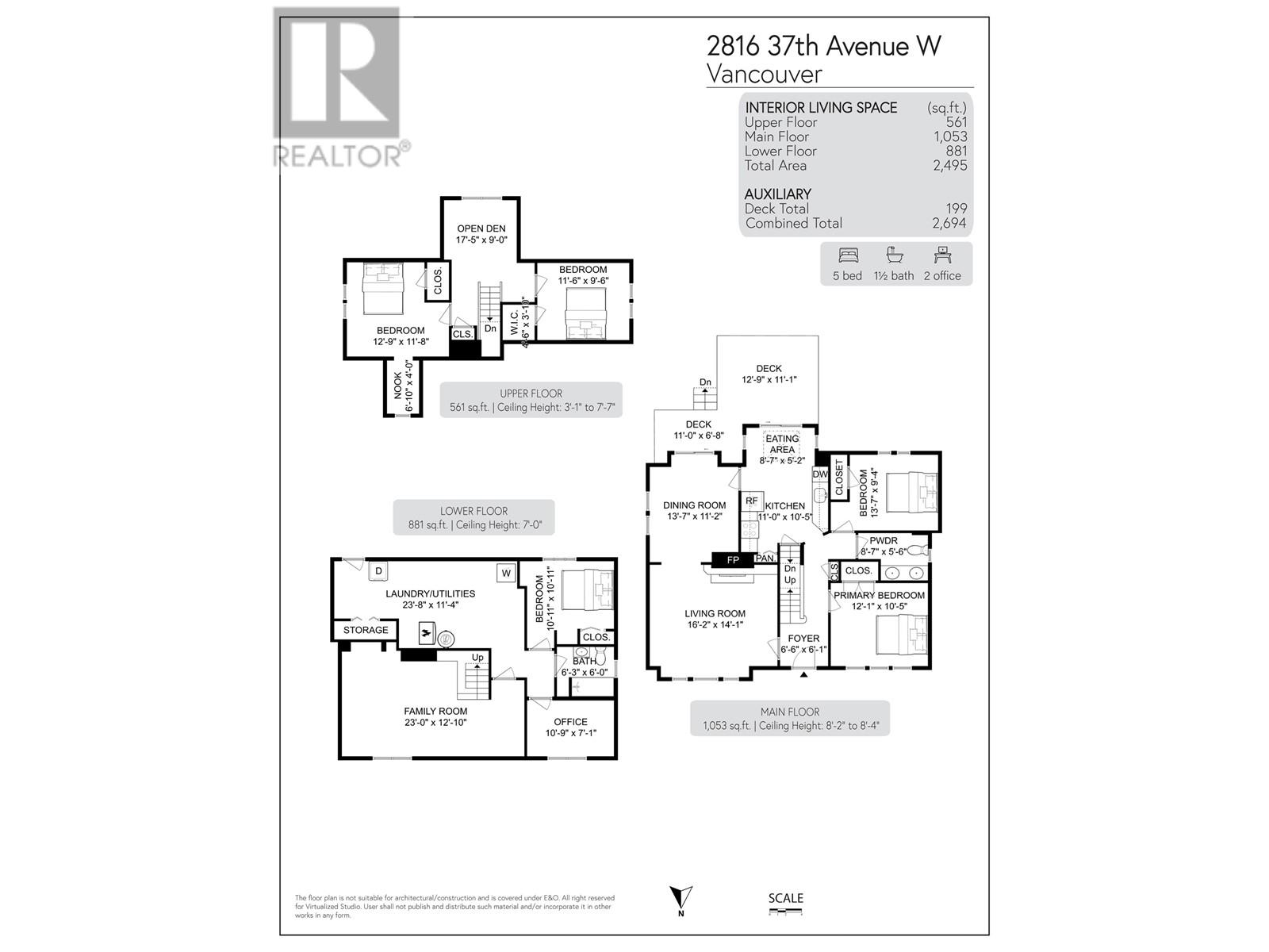 2816 W 37TH AVENUE, Vancouver real estate listing R3005326