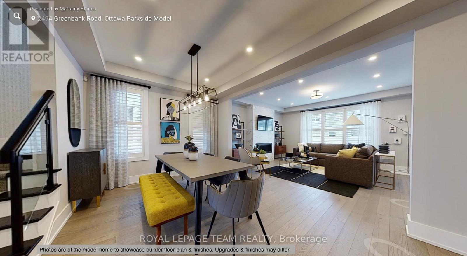 1st | Dining | Model home finishes may differ.
