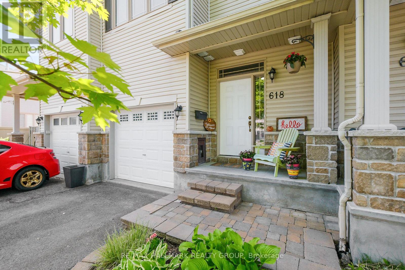 Covered front porch