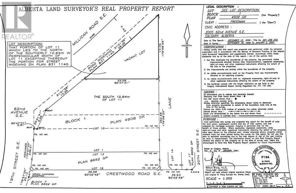 Vacant Land for Sale in   Avenue SE Ogden Calgary 